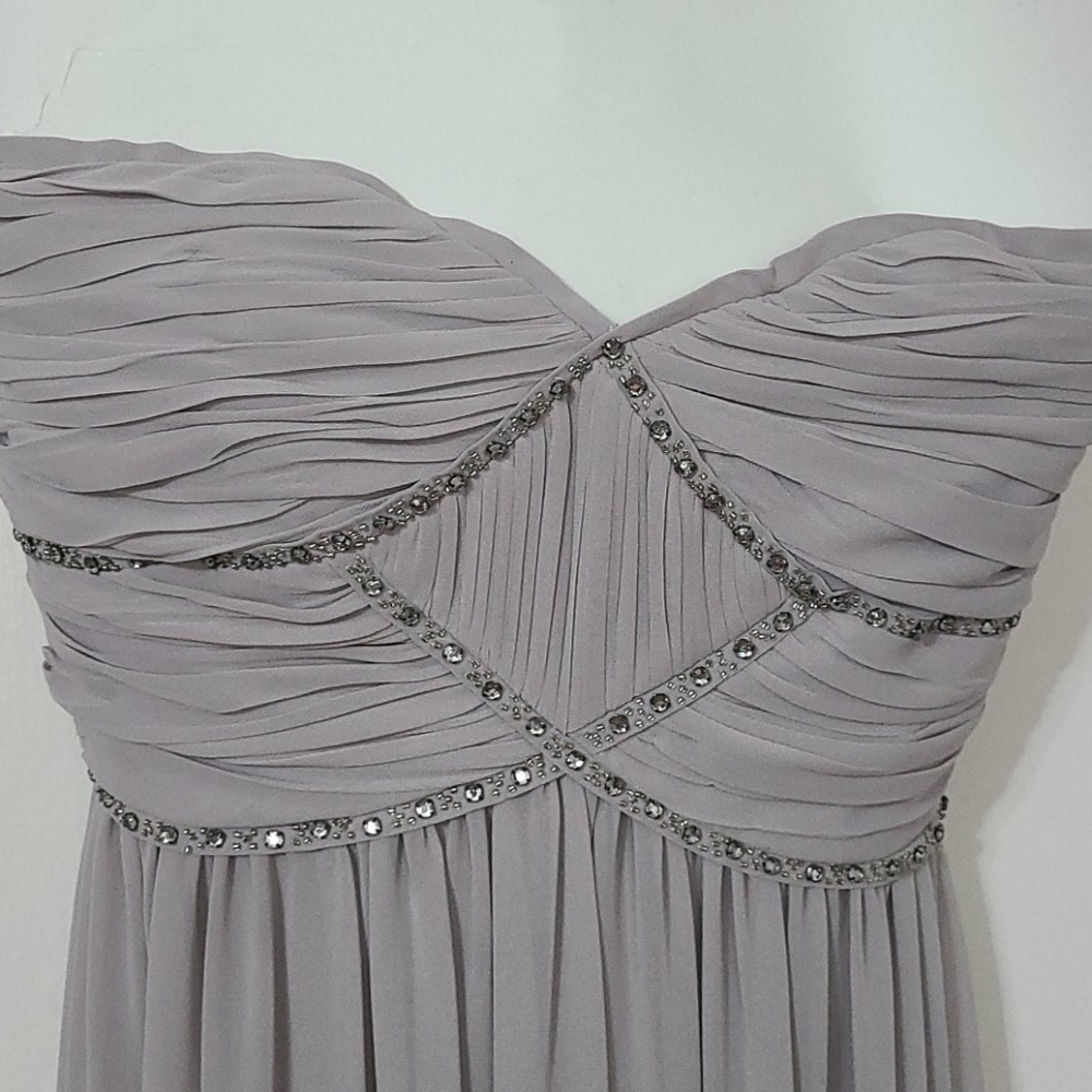 Strapless Rhinestone Gown - Picture 5 of 6